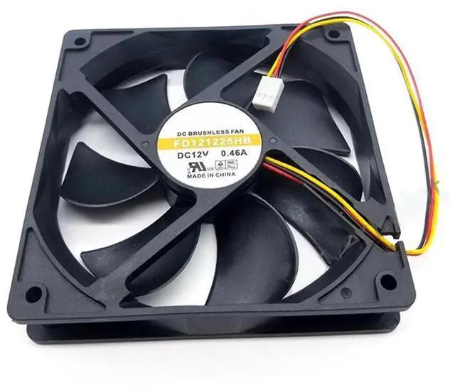 Main image of New FD121225HB 12V 0.46A 12CM 12025 120 * 120 * 25MM 3Pins Cooling Fan