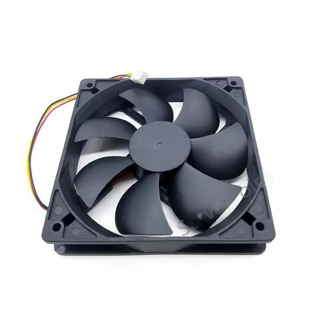 Alt view image 2 of 3 - New FD121225HB 12V 0.46A 12CM 12025 120 * 120 * 25MM 3Pins Cooling Fan