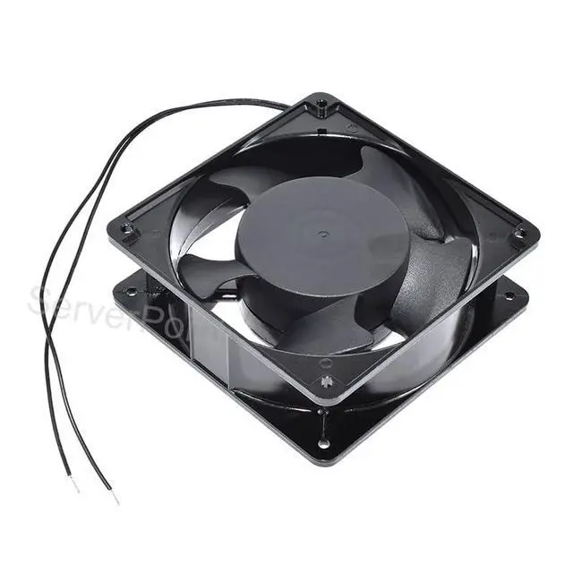 Alt view image 3 of 3 - New 2123HST.GN 220-240V 50/60Hz 0.125/0.11AMP 120 * 120 * 38MM 2-Pins Cabinet Cooling Fan