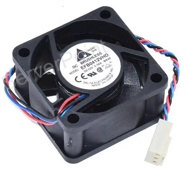 Main image of New for Delta EFB0412VHD DC12V 0.18A 3-Wire Square Cooling Fan