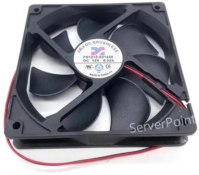 Main image of NEW FD1212-S3142E DC 12V 0.32A 2 Wires 12025 12cm Cooling Fan 120 * 120 * 25mm