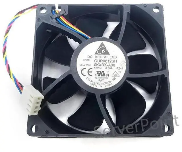 Main image of New for Delta QUR0812SH WDRTF D0W1H 8025 12V 0.5A 8CM PWM Cooling Fan