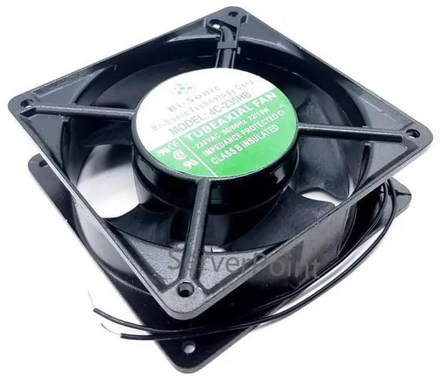 Main image of 4C-230HB Cooling Fan for BI-Sonic 12038 120 * 38mm 230V Computer Equipment Cooler 2Wires