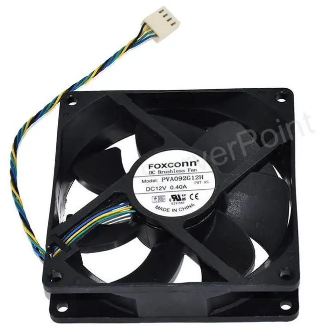 Main image of for FOXCONN PVA092G12H 92x92x25MM PWM Cooling Fan DC12V 0.4A 4Wires