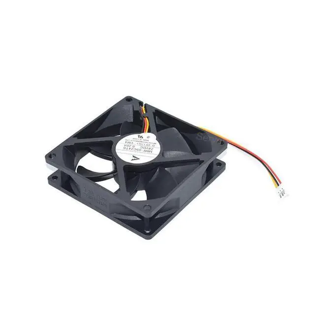 Alt view image 2 of 4 - New Square Cooling Fan MMF-09C24TS 24V 0.2A 3Wires 9025 for Yaskawa
