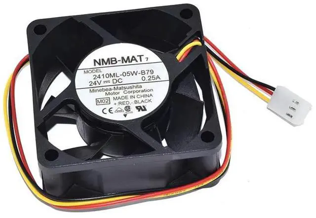 Main image of for 2410ML-05W-B79 DC 24V 0.25A 60x60x25mm 6025 Three Lines Square Cooling Fan