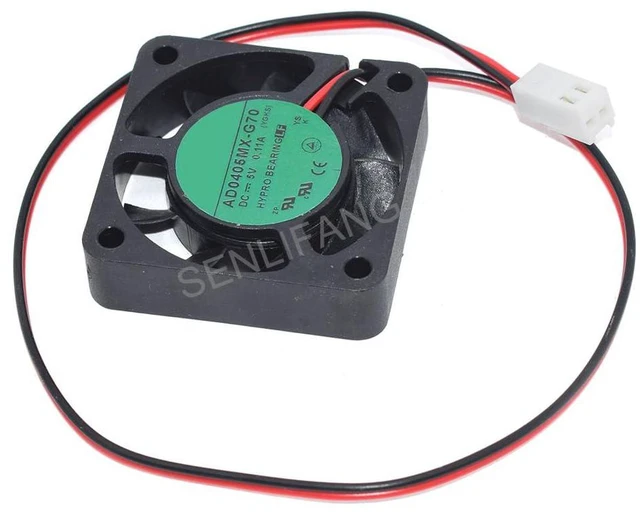 Alt view image 2 of 3 - for AD0405MX-G70 4CM DC5V 0.11A 2-Wire Server Cooling Fan