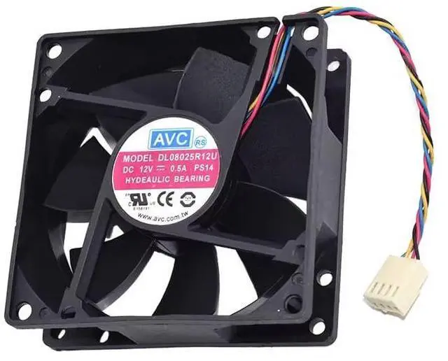 Main image of for DL08025R12U 8025 8CM DC12V 0.5A 4 Lines Cooling Fan