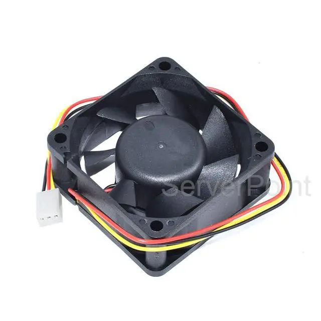 Alt view image 2 of 2 - New TSF612B2401 DC24V 135mA 60x60x25mm Three Wires Square Server Cooler Fan
