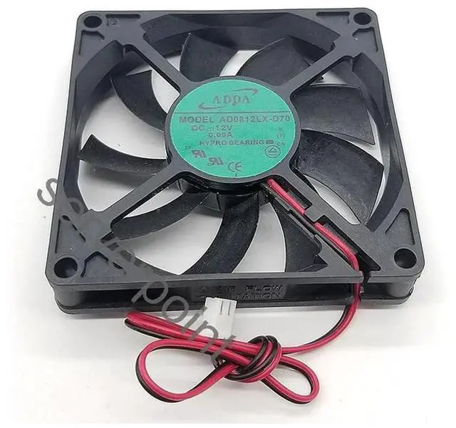 Main image of New for ADDA AD0812LX-D70 DC 12V 0.09A 2-Wire 80x80x15mm Server Square Fan