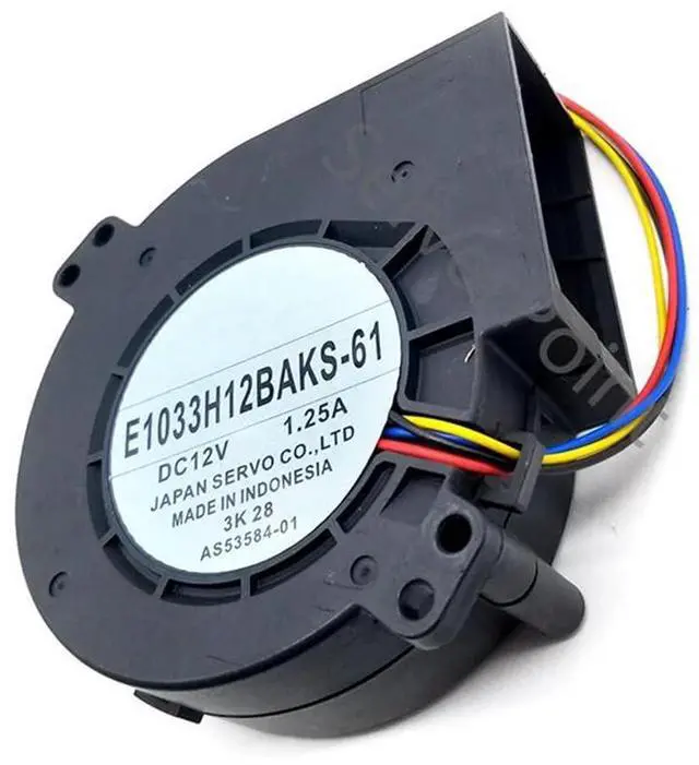 Main image of New for Servo E1033H12BAKS-61 DC 12V 1.25A 4-Wire Server Cooling Fan 97x97x33mm