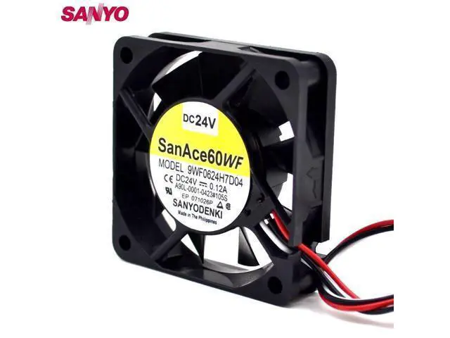 Alt view image 3 of 6 - cooling fan 9WF0624H7D04 A90L-0001-0423#105S 24V 0.12A 6015 6cm