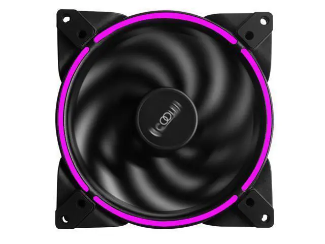 Alt view image 3 of 5 - RGB HALO 14cm Computer Case Adjust Fan 12V 4PIN RGB Quiet PWM Fans 140mm CPU Cooler Water Cooling Replace Fan