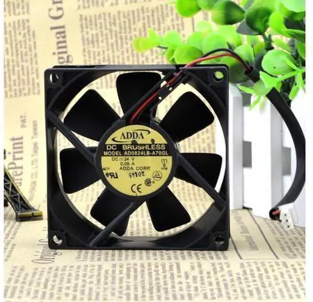 Main image of Original ADDA AD0824LB-A70GL 8025 8CM 24V 0.09A 2-wire inverter Fan