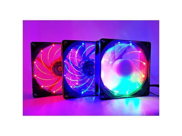 Alt view image 2 of 2 - 90mm 4 Pin PWM Fan 92mm Computer Case Fan Silent 9CM CPU Cooling Fan Quiet PC Cooler Fan RGB Fan DC 12V Adjust Fan Speed Blue