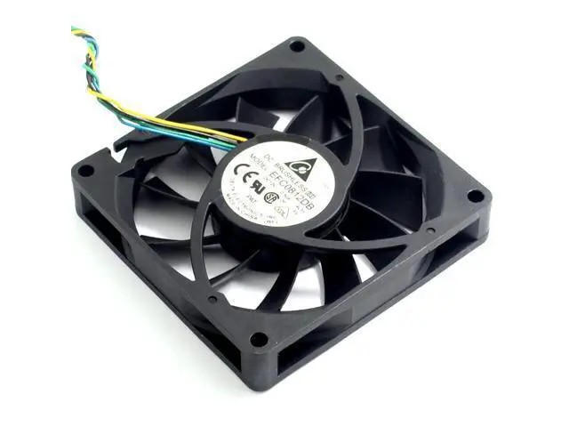 Alt view image 5 of 6 - 5pcs ! 8CM 80MM 8015 8*8*1.5CM 80*80*15MM 12V 0.5A 4-wire PWM Fan EFC0812DB Cooling fan