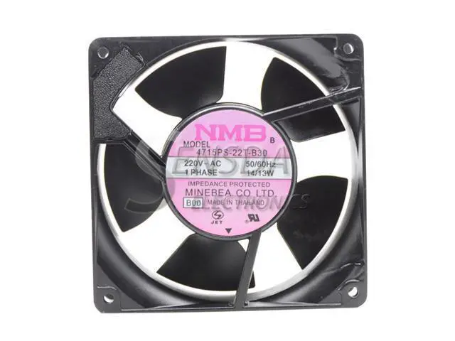 Alt view image 2 of 6 - NEW Original NMB 4715PS-22T-B30 12cm AC 220V 14/13W 12038 120*120*38 mm 12cm 120mm aluminum frame server inverter cooling fan case cooler