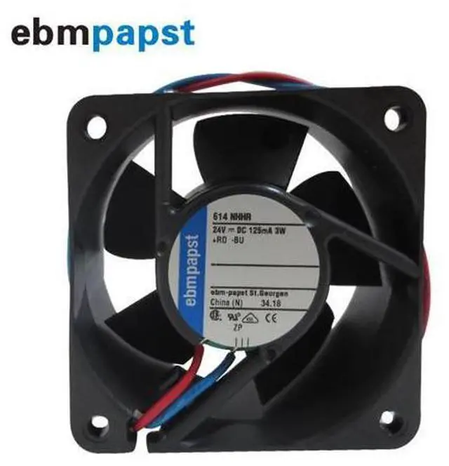 Main image of Germany brand new original authentic ebmpapst fan 614NHHR 24V 6025 6cm Axial fan cooling fan