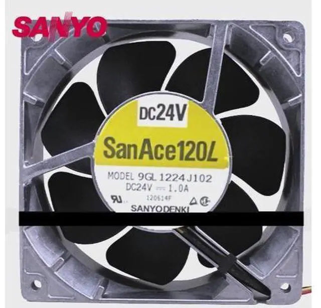 Main image of 12038 1.0A 24V 12CM aluminum frame large air volume inverter fan 9GL1224J102 cooling fan