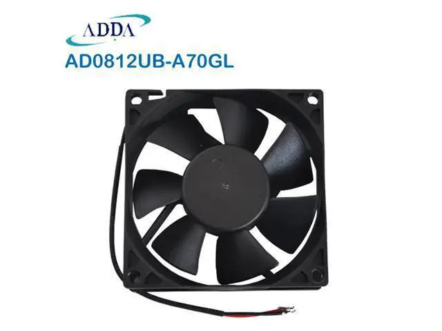 Alt view image 2 of 4 - Brand new original Taiwan ADDA fan AD0812UB-A70GL 8025 DC12V 0.30A cooling fan