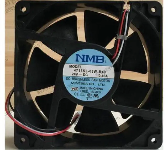 Main image of Brand new original NMB fan 4715KL-05W-B49 DC24V12038 three-line inverter cooling fan
