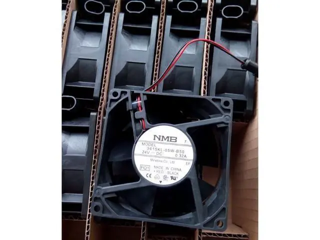 Alt view image 4 of 5 - Brand new original authentic NMB fan 3615KL-05W-B50 9238 24V ABB inverter cooling fan
