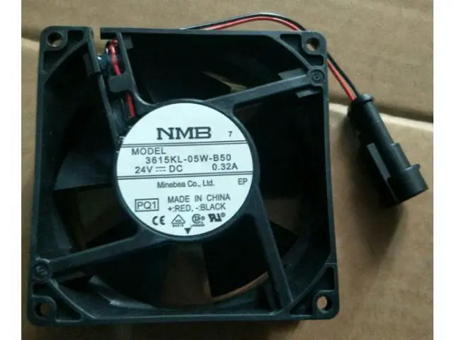 Alt view image 3 of 5 - Brand new original authentic NMB fan 3615KL-05W-B50 9238 24V ABB inverter cooling fan