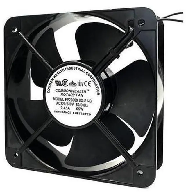 Main image of New 20060 20CM 220V 65W Axial Fan Cooling Fan FP-20060EX-S1-B