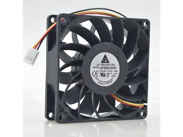 Alt view image 3 of 5 - AFB0924SH new Delta 9025 24V 0.50A inverter cooling fan fan 9 cm CM