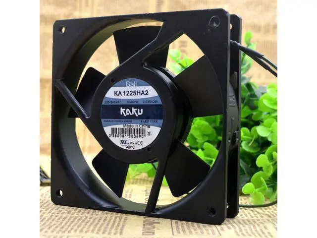 Alt view image 5 of 5 - KA1225HA2 AC220V 0.10A 12025 Taiwan KAKU card solid cooling fan electric cabinet fan
