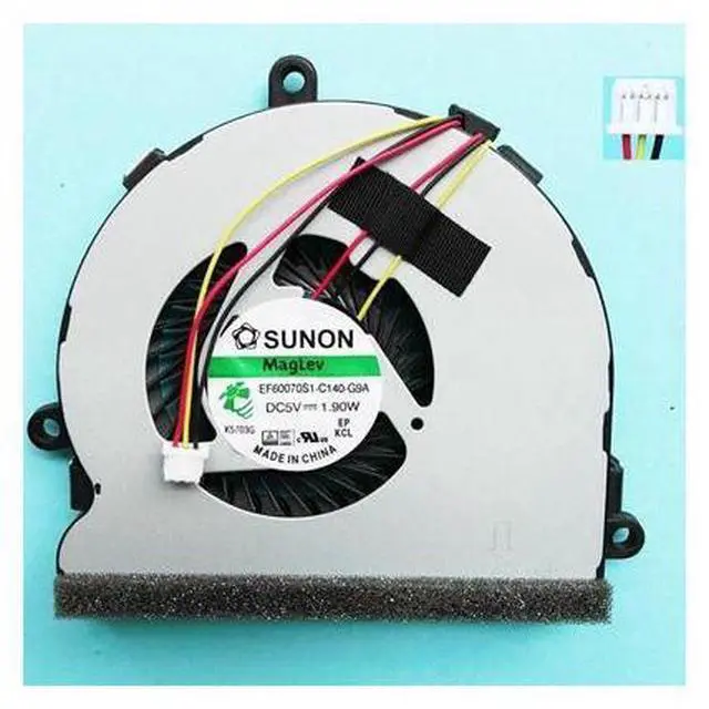 Main image of New original cpu cooling fan for SUNON EF60070S1-C140-G9A DC 5V 1.9W 3PIN CPU FAN COOLER AB07005HX08K300 DFS470805CL0T 074X7K