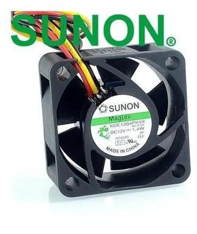 Main image of 40*40*20mm 3-wire 4020 4 cm silent fan 1.4W KDE1204PKVX cooling fan