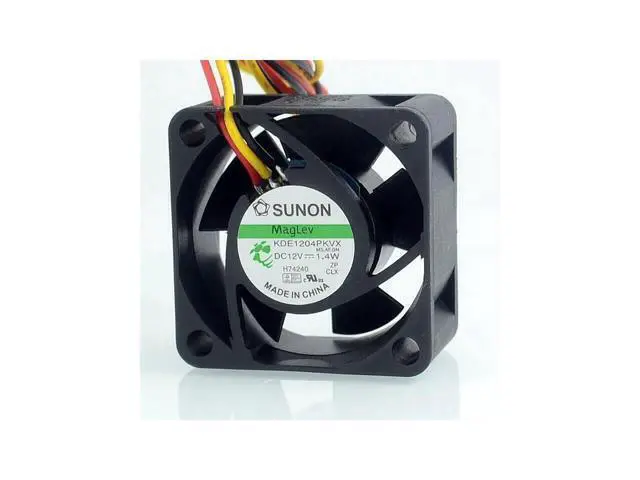 Alt view image 2 of 6 - 40*40*20mm 3-wire 4020 4 cm silent fan 1.4W KDE1204PKVX cooling fan
