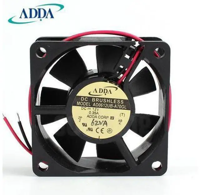 Main image of AD0612UB-A70GL Taiwan ADDA fan 6025 12V 12V 0.35A 6 cm cooling fan