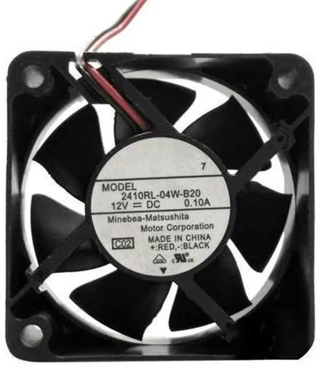 Main image of Genuine NMB 2410RL-04W-B20 6025 12V 0.1A inverter fan silent fan