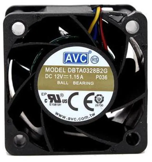 Main image of DBTA0328B2G AVC fan 3828 12V 1.15A 3.8 cm high air volume server fan