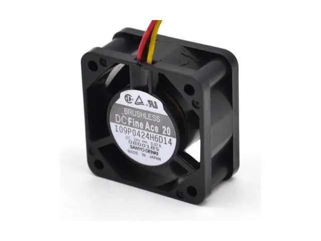 Alt view image 2 of 6 - 5 pcs\/lot 4020 cooling fan 24V 109P0424H6D14 numerical control machine tool inverter fan