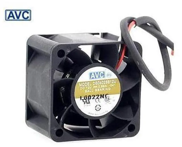 Main image of 10pcs 4028 double ball bearing fan DB04028B12U 1U server chassis fan 12V 0.66A 40*40*28mm