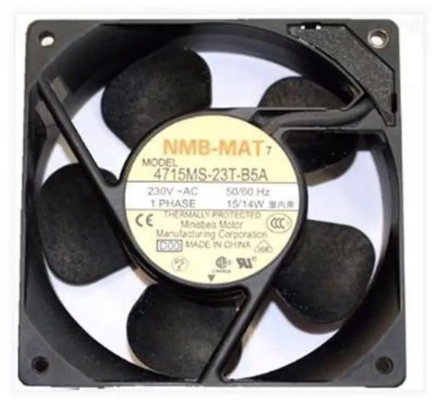 Main image of Genuine new NMB1238 230V 12CM axial fan 4715MS-23T-B5A overheat protection fan