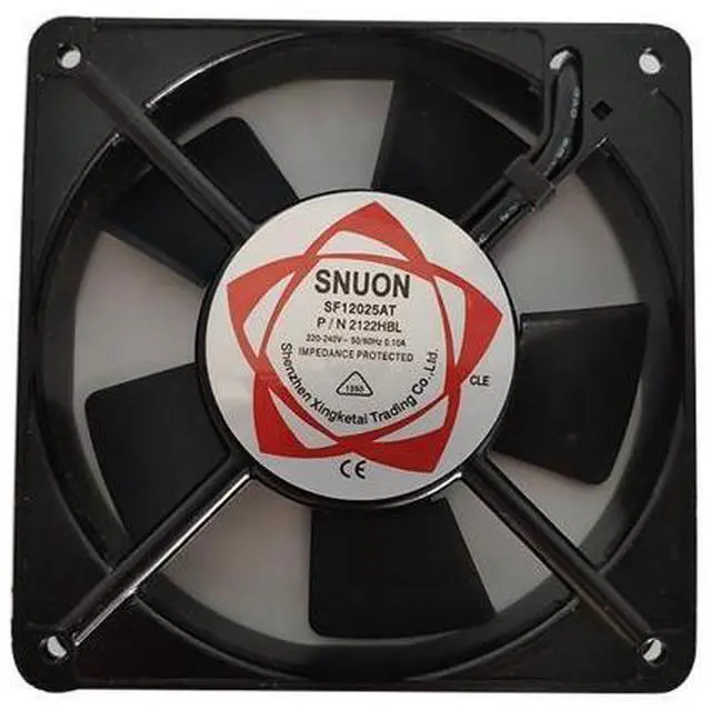 Main image of 12CM double ball bearing fan 12025 220V SF12025AT 2122HSL silent cooling fan