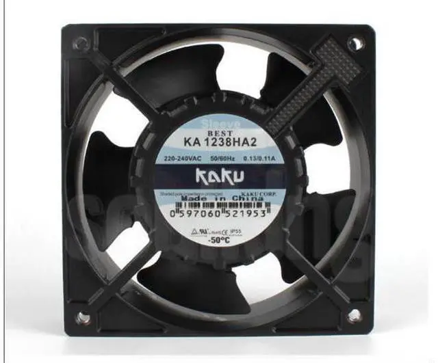 Main image of KA1238HA2 SLEEVE original KAKU card solid 220V 0.13A oily metal fan blade waterproof high temperature resistant fan
