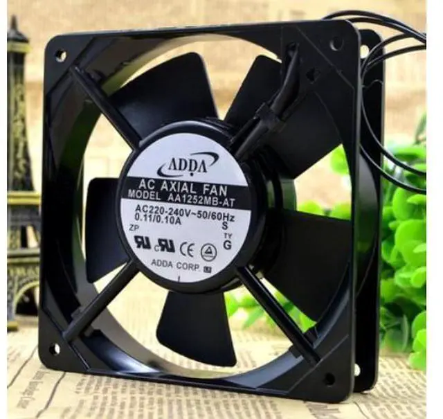 Alt view image 2 of 4 - AA1252MB-AT AW ADDA12025 fan 220V 12 cm / CM cabinet chassis fan