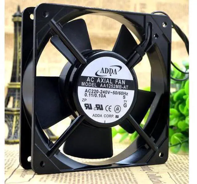 Alt view image 4 of 4 - AA1252MB-AT AW ADDA12025 fan 220V 12 cm / CM cabinet chassis fan