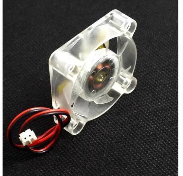 Alt view image 4 of 6 - 20pcs 40mm 40 * 40x10mm 4010S DC 12V 3Pin Blue LED Case Cooler Cooling Fan