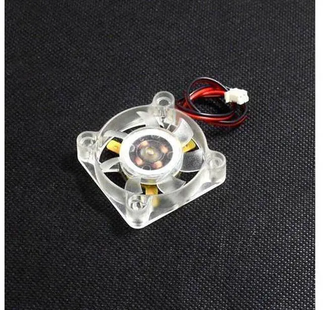 Alt view image 5 of 6 - 20pcs 40mm 40 * 40x10mm 4010S DC 12V 3Pin Blue LED Case Cooler Cooling Fan