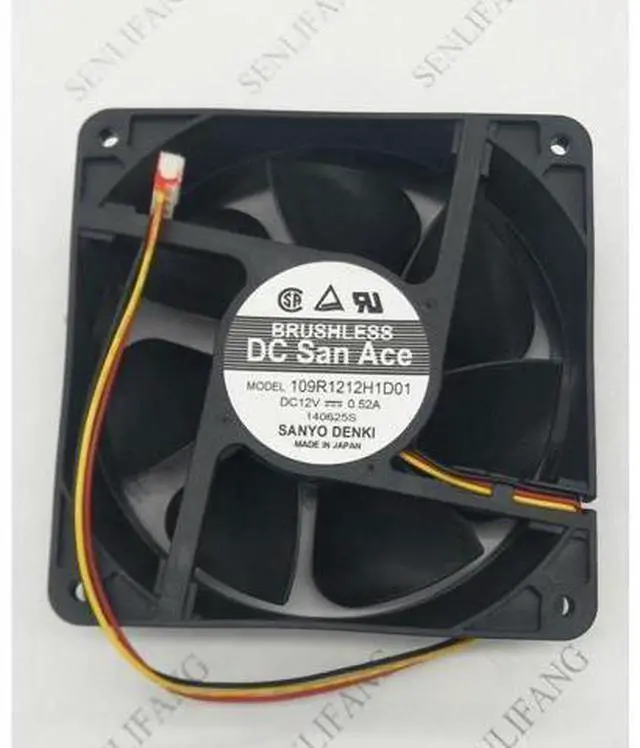 Main image of Original 109R1212H1D01 12cm 120*120*38MM 12V 0.52A 3 wires Alarm Signal cooling fan