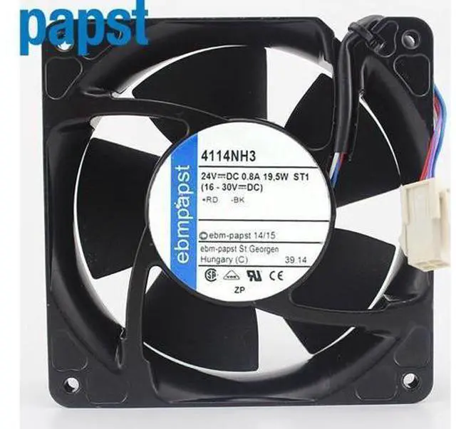 Main image of 1pcs 4114NH3 24V 19.5W High power cooling fan 12038 120*120*38MM server inverter