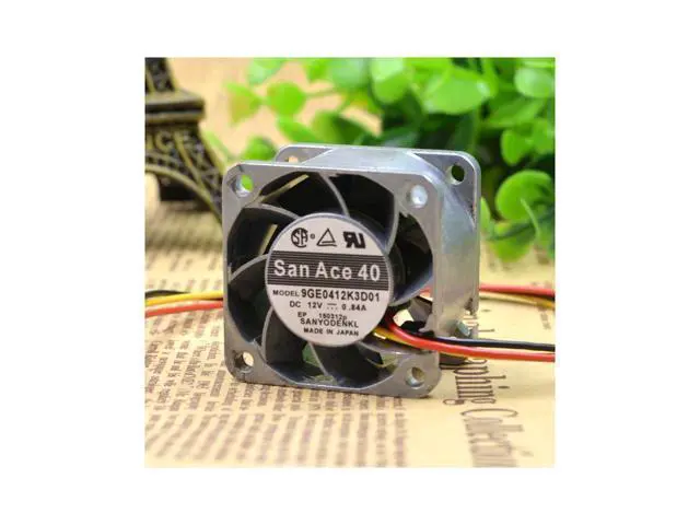Alt view image 3 of 5 - 4cm 4028 9GE0412K3D01 12V 0.84A high temperature cooling fan