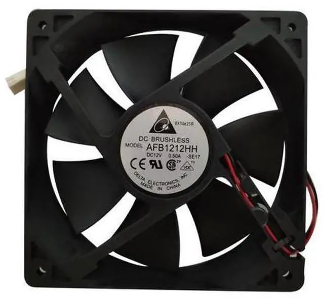 Main image of Brand new original authentic Delta AFB1212HH 12V 0.50A windy chassis cooling fan