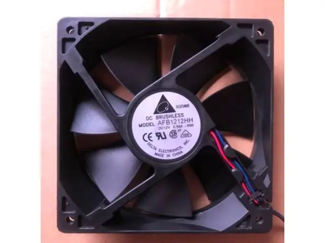 Alt view image 2 of 3 - Brand new original authentic Delta AFB1212HH 12V 0.50A windy chassis cooling fan